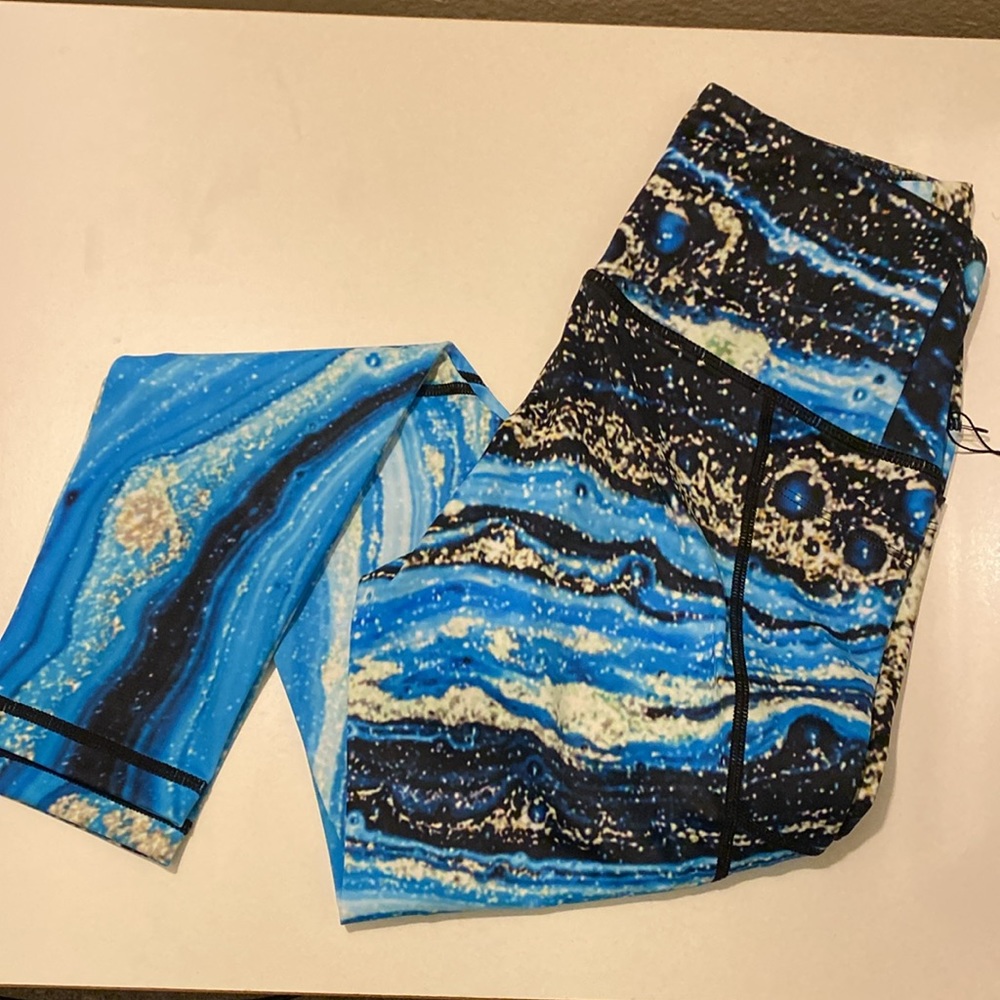 Galaxy Feed Me Fight Me - FMFM - Leggings - Small - NWT